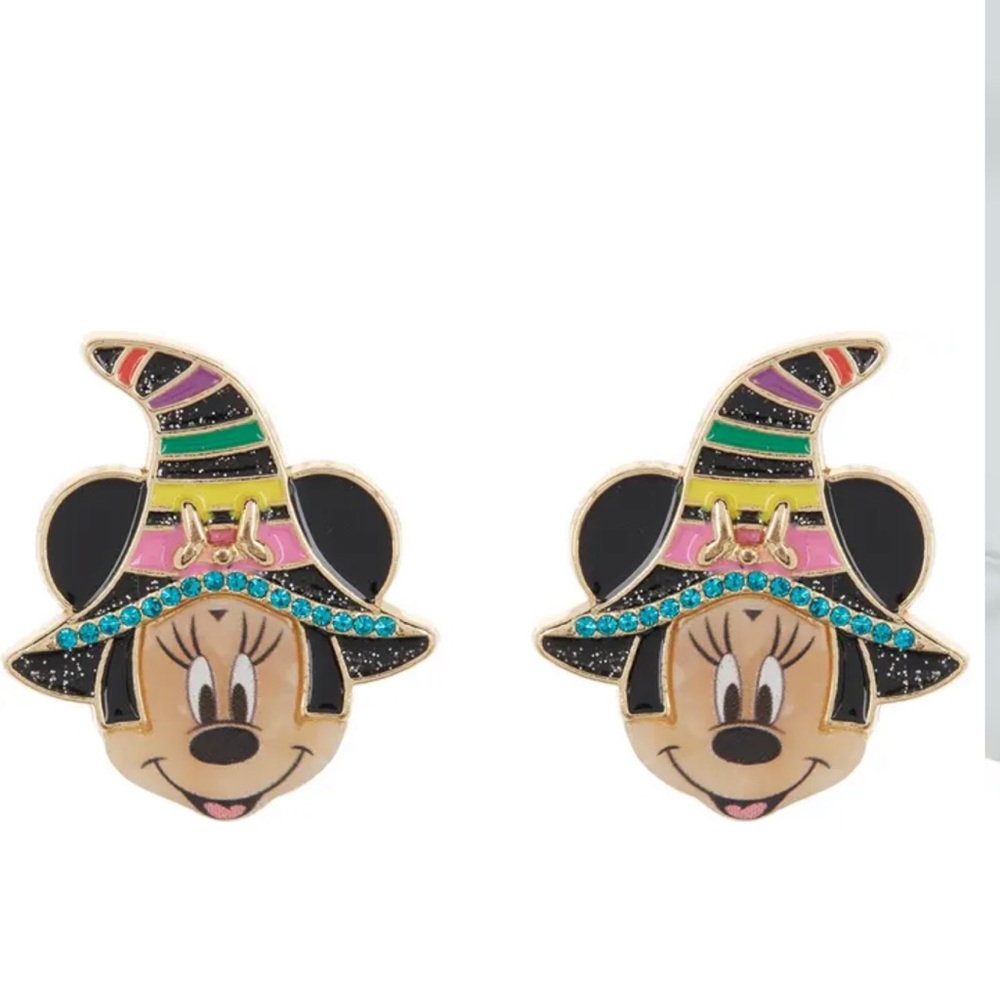 Bauble Bar x Disney Minnie Mouse Witchy Stud Earrings